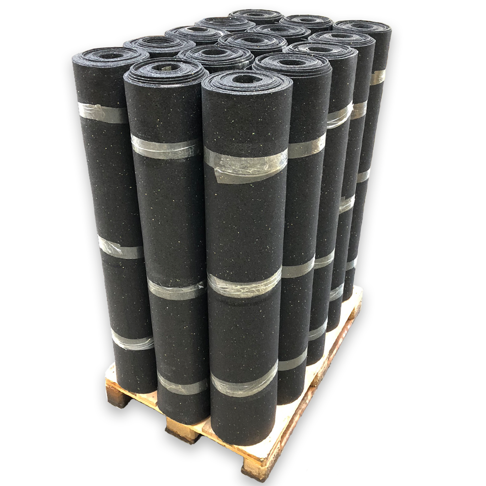 REGUPOL cargo mat 7210® 3mm x 1,2m x 10,0m, 20 Rollen gestapelt auf Palette 